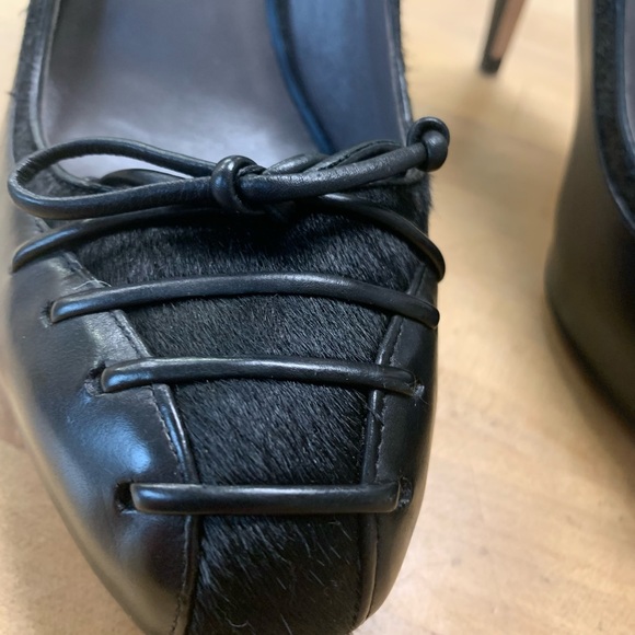 Cole Haan - ZOOM IN - AWESOME Black Pony Fur / Leather Nike Air Technology 8 B - Picture 1 of 6